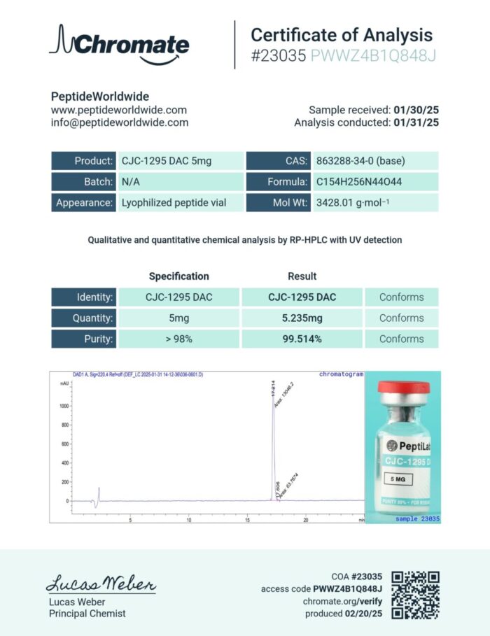 CJC-1295 DAC 5mg - Image 2